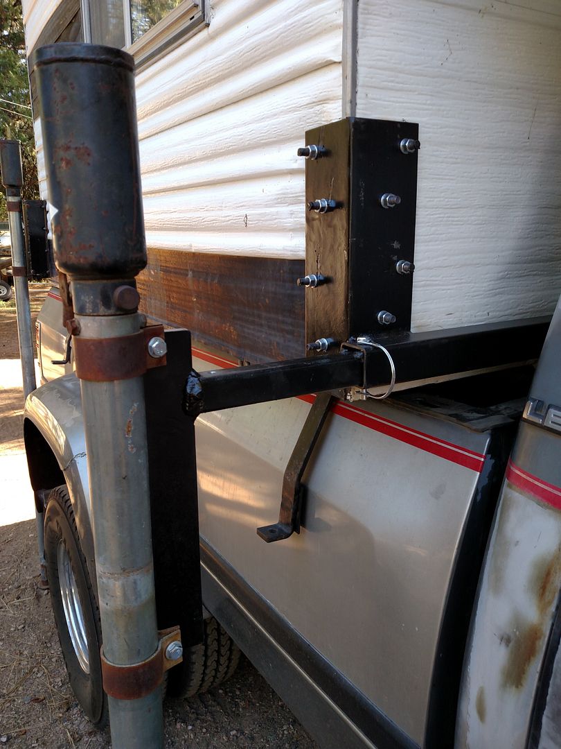 Homebuilt dually camper jack extenders Dodge Cummins Diesel Forum